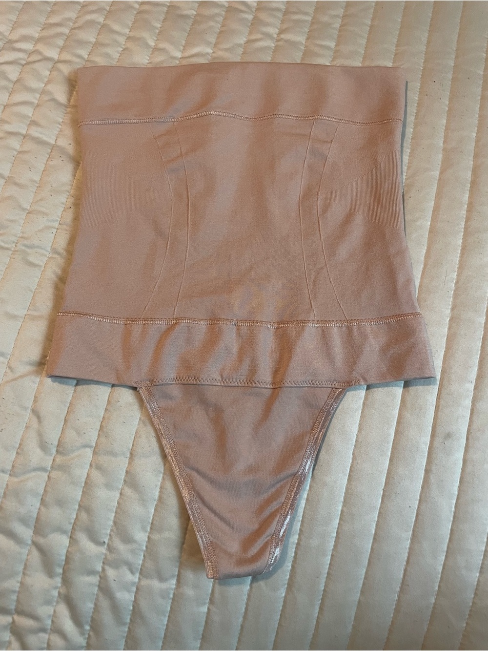 Victoria's Secret Nude High-Waist Shaper Thong